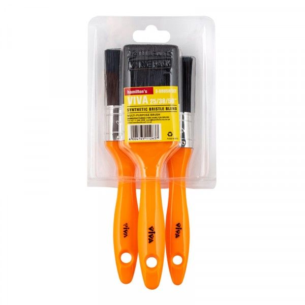 Bulk Pack 2 x Hamiltons Viva 3 Brush Set - 25mm/38mm/50mm