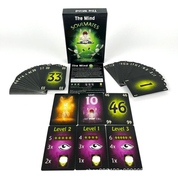 The Mind: Soulmates - Silent Seer Team Card Game for Family &amp; Adults