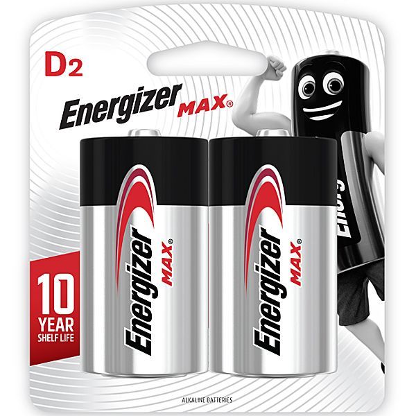 Energizer MAX Alkaline D-size Battery Card 2