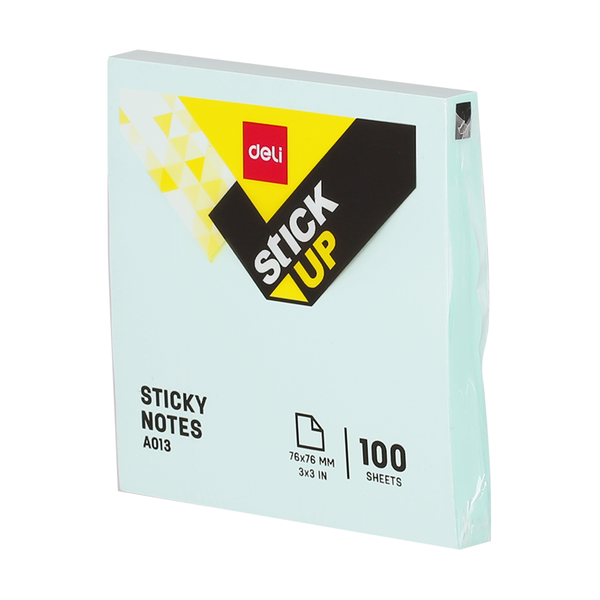 DELI Sticky Notes 76x76 Pastel - Blue