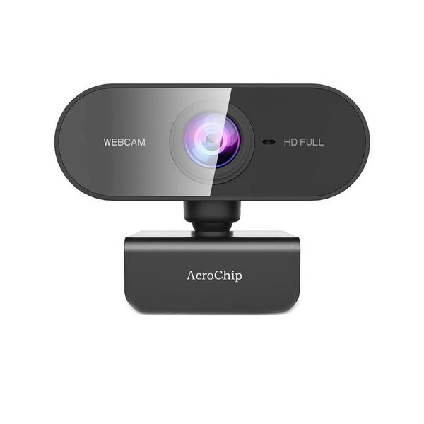 Full HD 1080P Webcam with Microphone &amp; Adjustable Stand