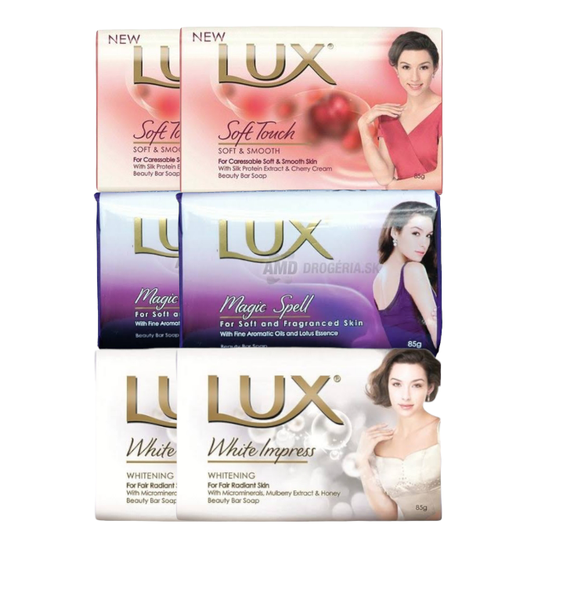 Lux Beauty Bar Soap 3 in 1 (6 pack)