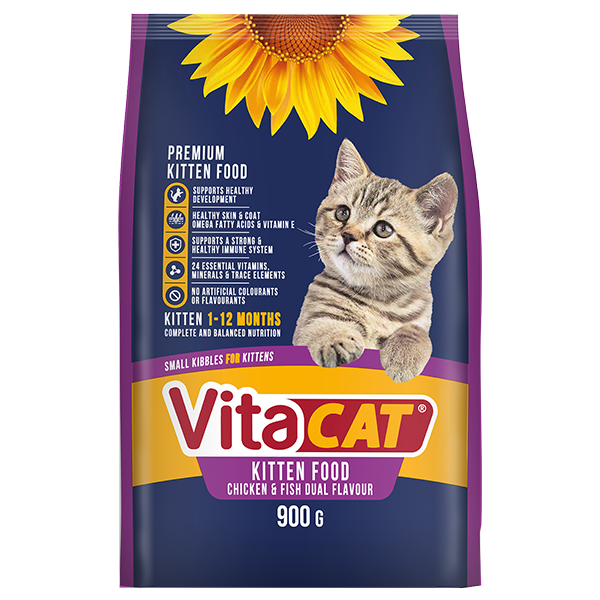 VitaCat Kitten Food for kittens ages 1-12 months. Premium dry kitten food