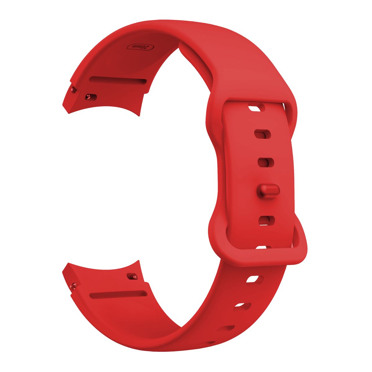 Samsung Galaxy Watch 4 & 5 Silicone Strap With Infinity Buckle-Red ...