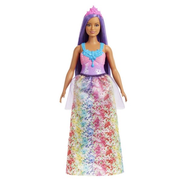 Barbie Dreamtopia Princess Purple Hair Curvy