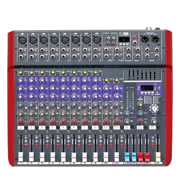 12 Channel Professional Audio Mixer