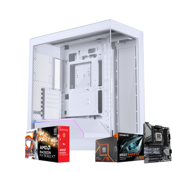 [CC PreBuilt] Liquid Cooled RX 9060 Ryzen 5 7600X "WH1TECELL