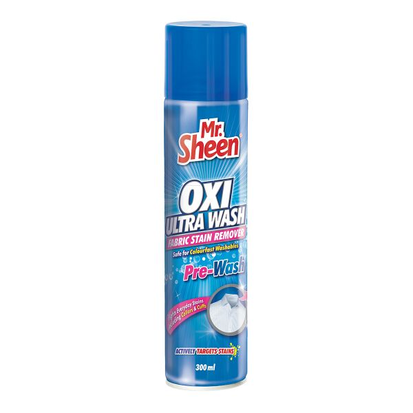 Mr Sheen Oxi Ultra Collar And Cuff Aerosol 300Ml - 4 Pack