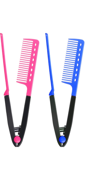 Hair Straightening Comb for Straightener and Dryer- 2 Pack