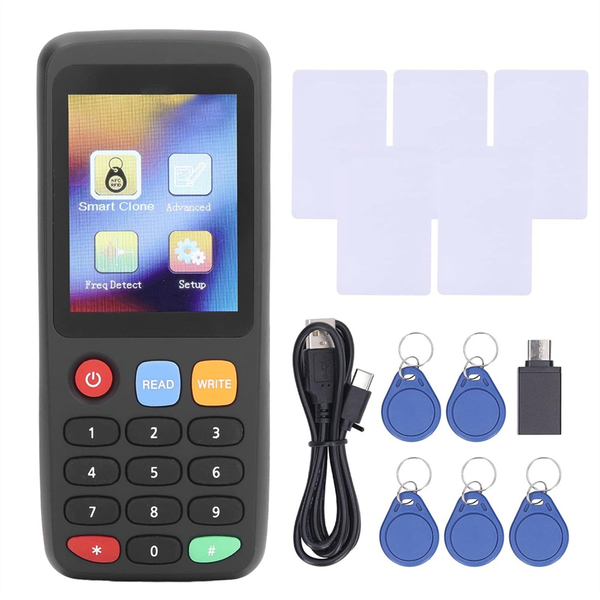 X7 NFC Card Reader, Smart Card RFID Copier ID IC Color Screen Set 2
