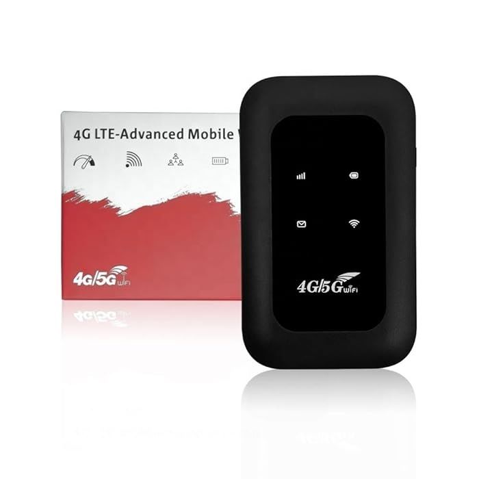 4G Wireless Pocket Router Modem - Portable, Multi Device WiFi Plug and ...