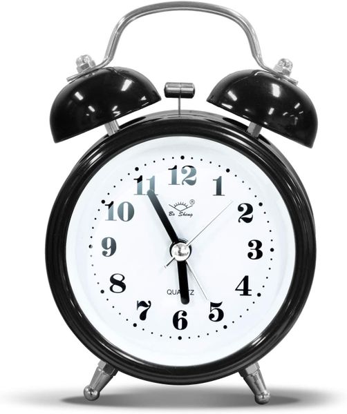 Vintage Twin Bell Alarm Clock - 8cm