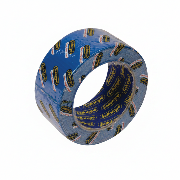 Sellotape Blue Duct Tape 48mm x 25m - Strong Adhesive for Repairs