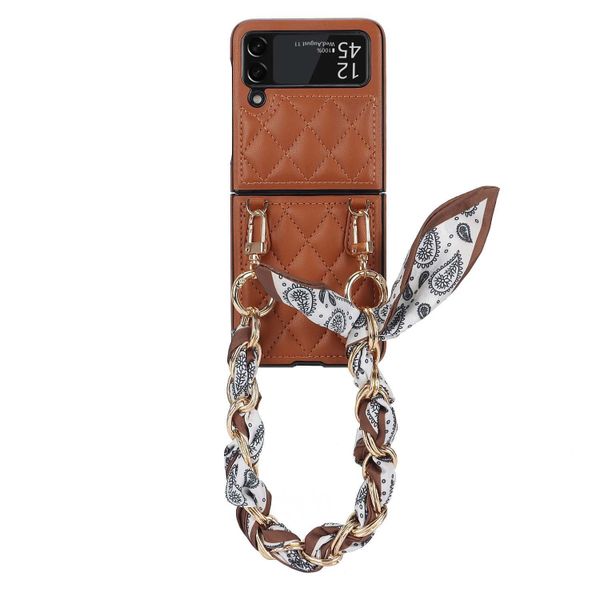 Scarf Chain Folding Protective Case Compatible with Samsung Galaxy Z Flip3