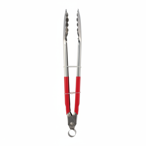 Stainless Steel BBQ Tongs - 30cm Grilling Tool