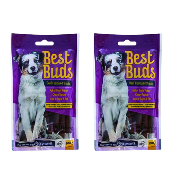 Beef Flavoured Treats - Dog Snakes 100g x2 pack