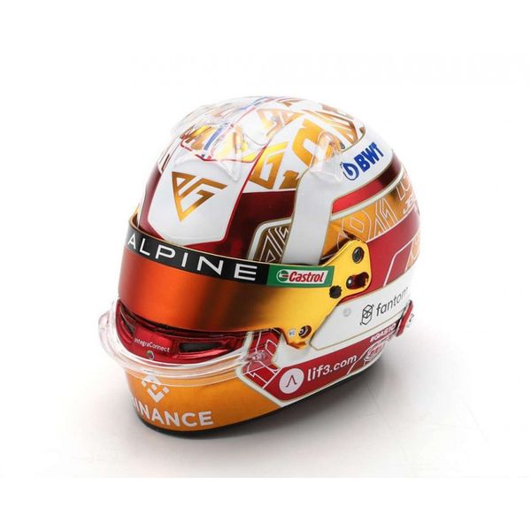 Pierre Gasly 2023 Alpine Helmet - 1:5 Spark