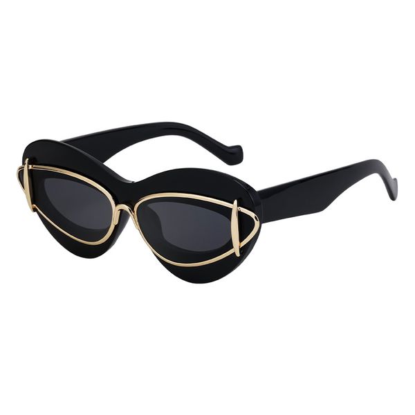 ZELTRYN New European and American Fashion Cat Eye Sunglasses