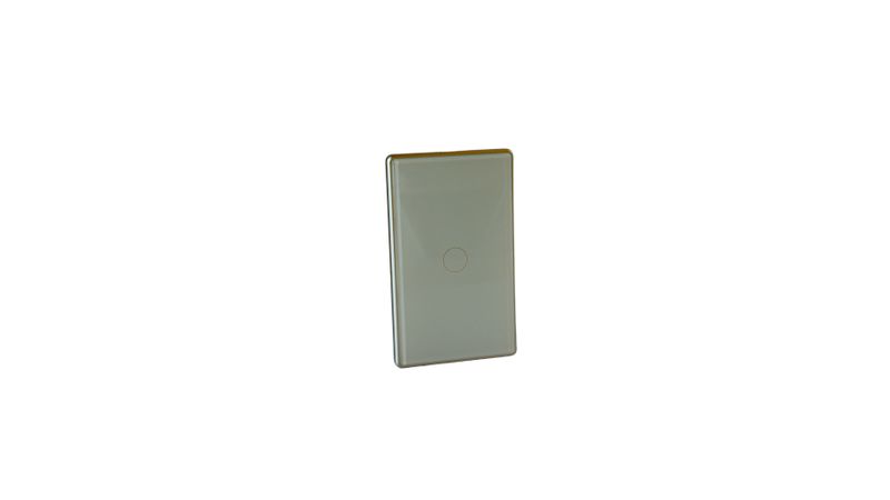 1 Gang Smart Switch Black &amp; white with Silver
