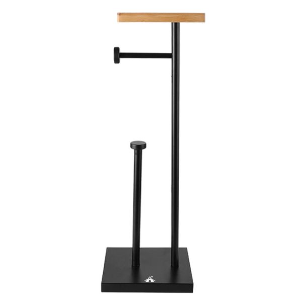 Alanes Stainless Steel Freestanding Toilet Paper Holder with Storage Shelf