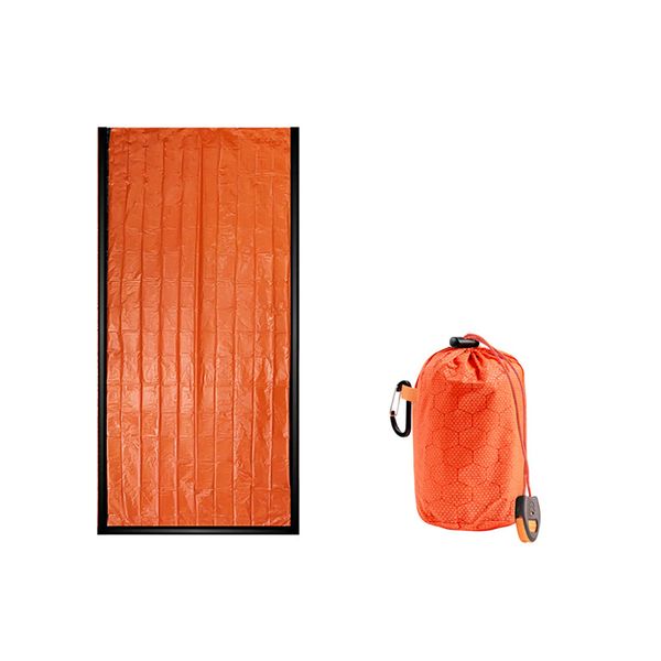 Outdoor Waterproof Emergency PE Aluminum Film Sleeping Bag, 210 x 90CM