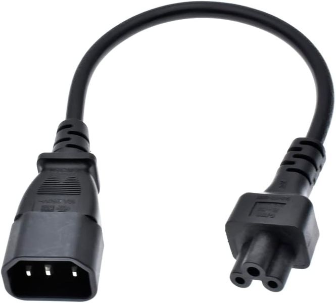 SlingTech IEC C14 Male to C5 Female Adapter Cable - 1.8m