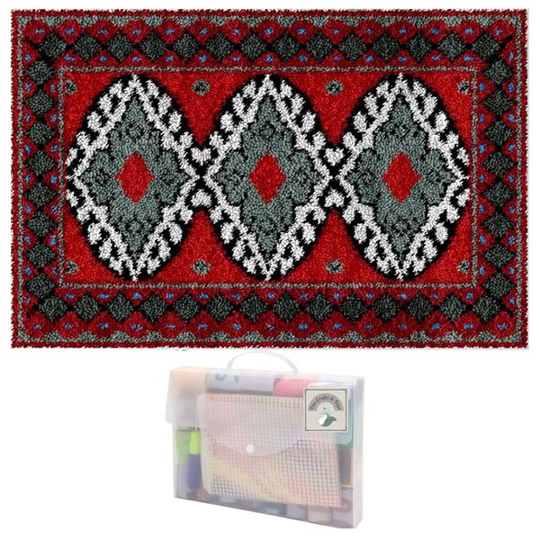 Turkish Rug 2 - Latch Hook Rug Embroidery Wool Art DIY Craft Kit Tapestry