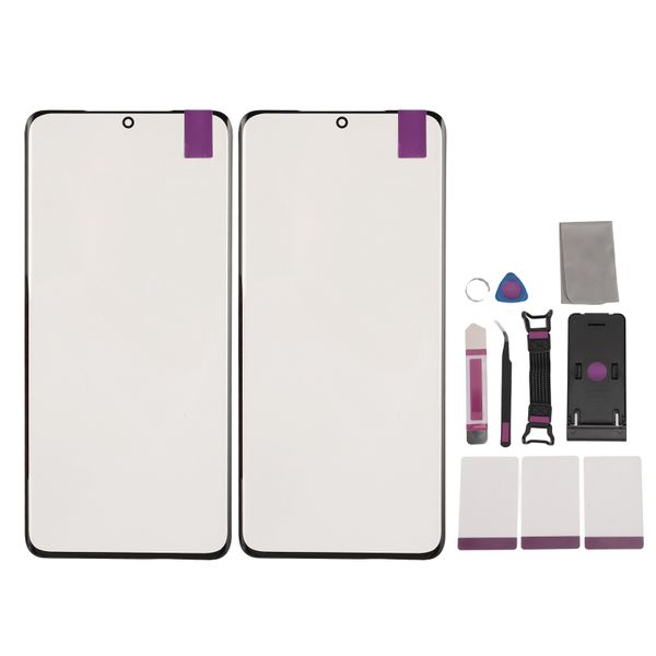 2Pcs S21 Ultra Front Glass Kit