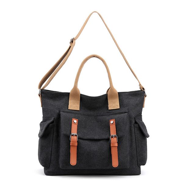 Canvas Business Bag - Black