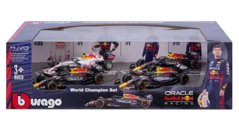 Bburago 1/43 Red Bull F1 World Champion Set (4x F1 cars)