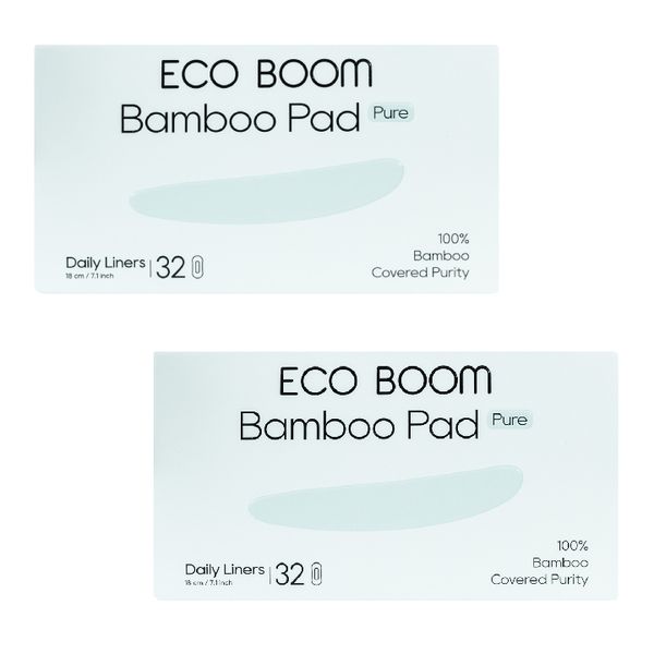 Eco Boom - Pure - Bamboo Daily Liners - Pack of 2