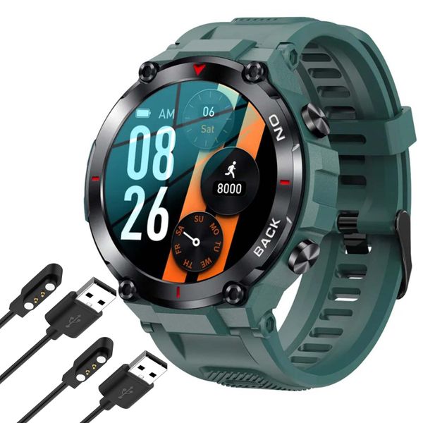 FocusFit K37 1.32" GPS Military Sports Smartwatch for Android &amp; iOS