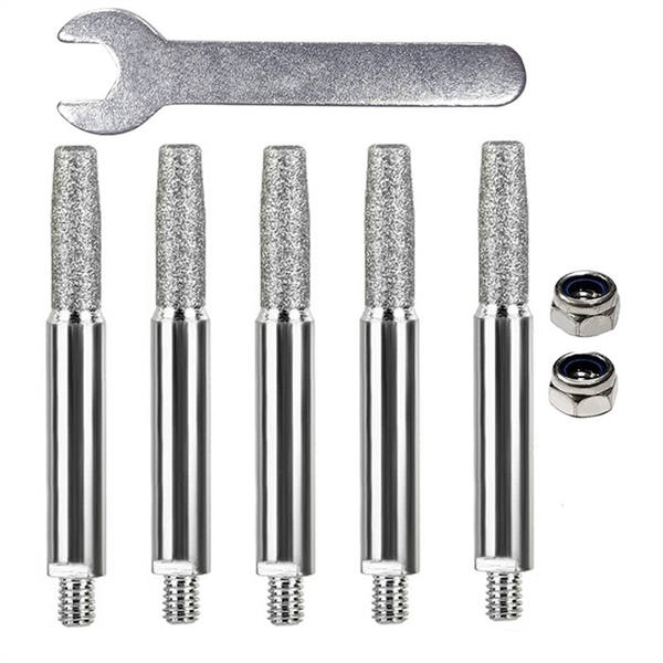 Chainsaw Sharpener Parts Diamond Coated Cylindrical Burr 4 8Mm