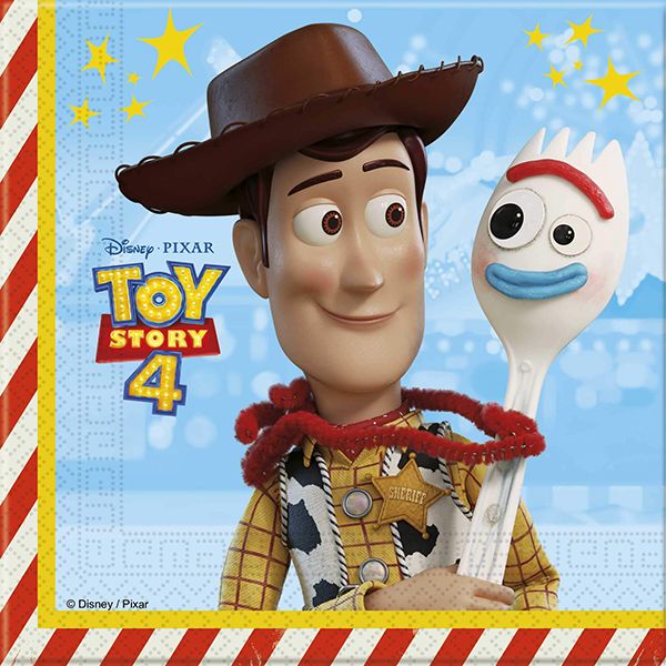 Toy Story 4 Two-Ply Paper Napkins 33X33Cm