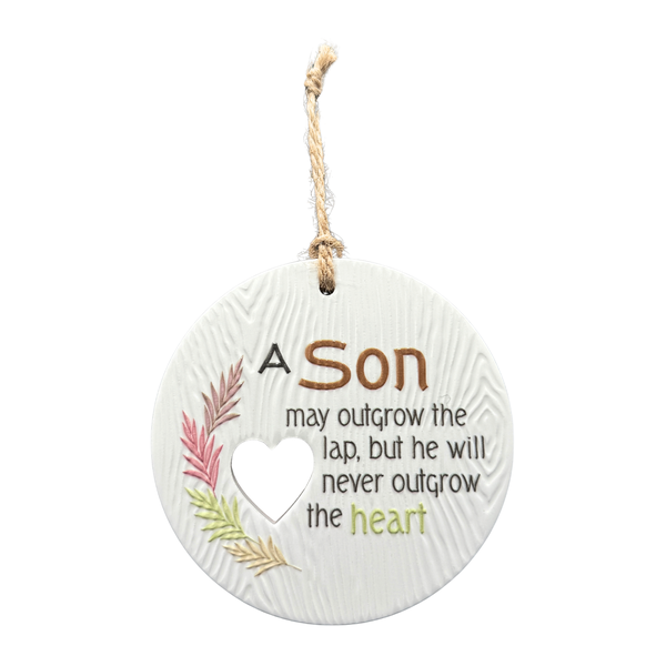 Piece of my Heart Ceramic Plaque - Son