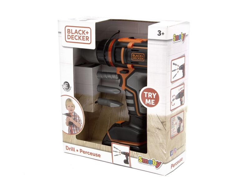 Smoby Black + Decker Electrical Drill