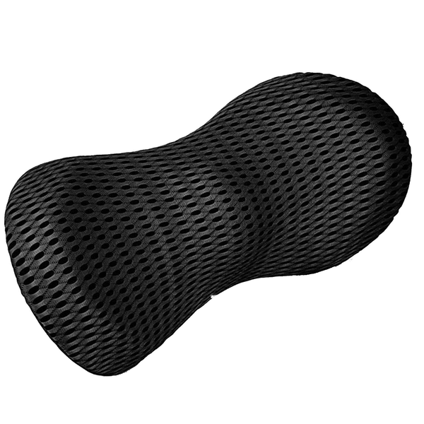 Memory Foam Lumbar Support Pillow - Lower Back Pain Relief for Office &amp; Car