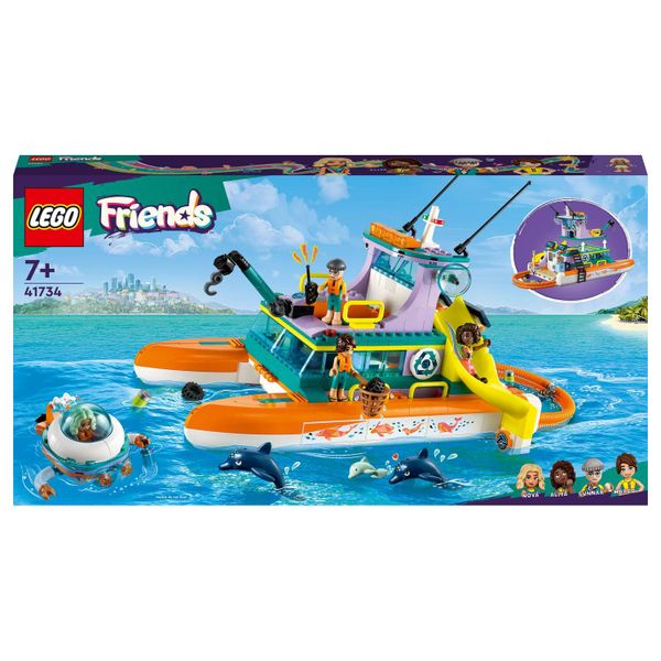 LEGO® - Friends Sea Rescue Boat 41734 Building Toy Set - 717 Pieces