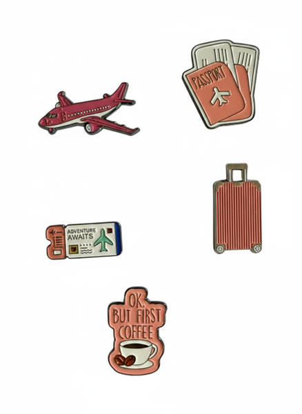 Lock't - The Jetsetter Edit Metal Tags - Pack of 5