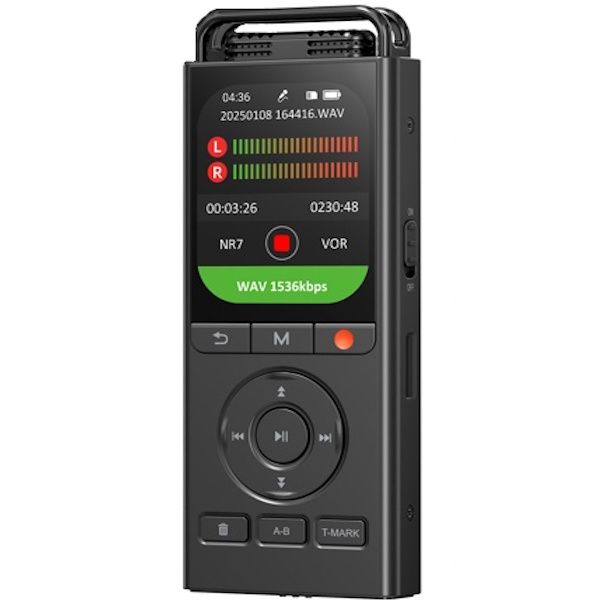 Mechen 2.01" 16GB Voice Recorder Pen Type-C Digital MP3 Audio Recorder