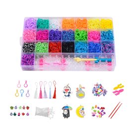 Rainbow Refill Rubber Bands Bracelet Jewellery Making Kit Mini