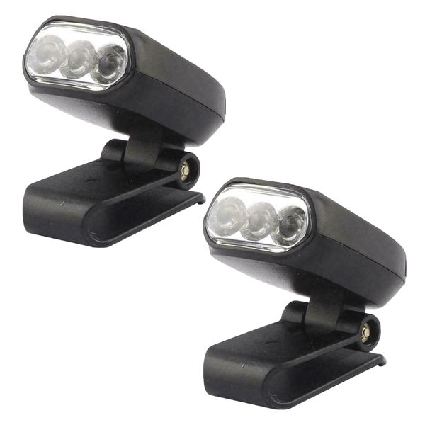 Camping Outdoor Adjustable Cap Headlamp Torch Set of 2(4cm)