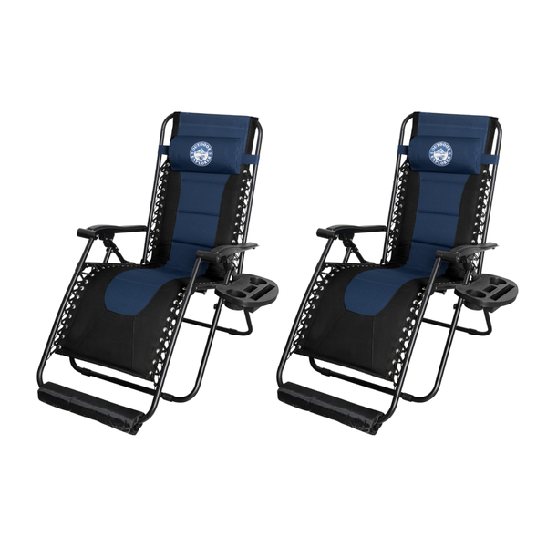 Outdoor Explorer160kg Padded Sun &amp; Camping Lounger - Folding Recliner Chair