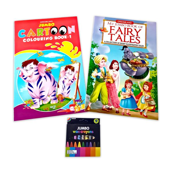 Educat Jumbo Cartoon &amp; Fairytale Book Set