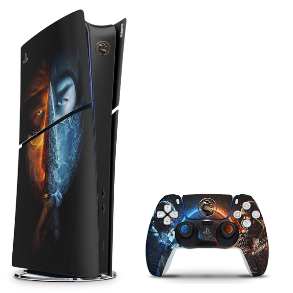 Decal Skin Compatible with PS5 Slim Digital - Mortal Kombat 1 (Decal Only)
