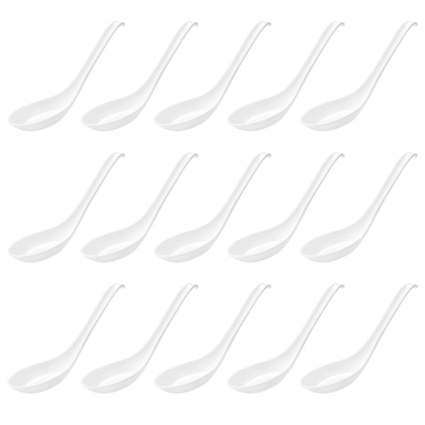 Soup Spoons 15 Pcs Rice Soup Spoons With Long Handle For Restaurants
