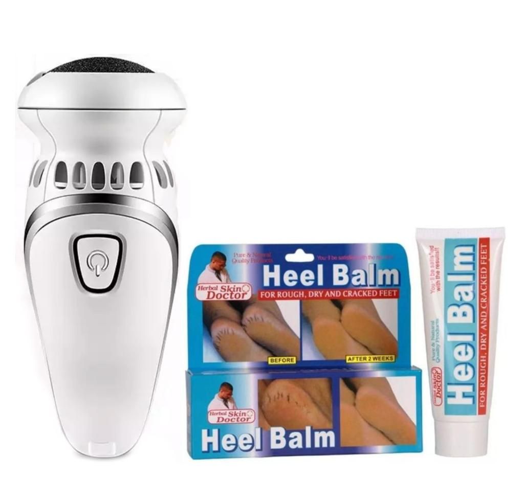 High Quality Electric Callus Remover Vacuum Plus a Cracked heels Cream Shop Today. Get it
