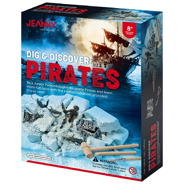 Dig &amp; Discover Pirates Exploration Set For Kids Jeanny