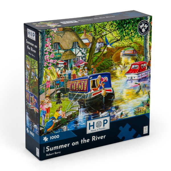 House of Puzzles - Summer on the River - 1000 Piece Jigsaw Puzzle