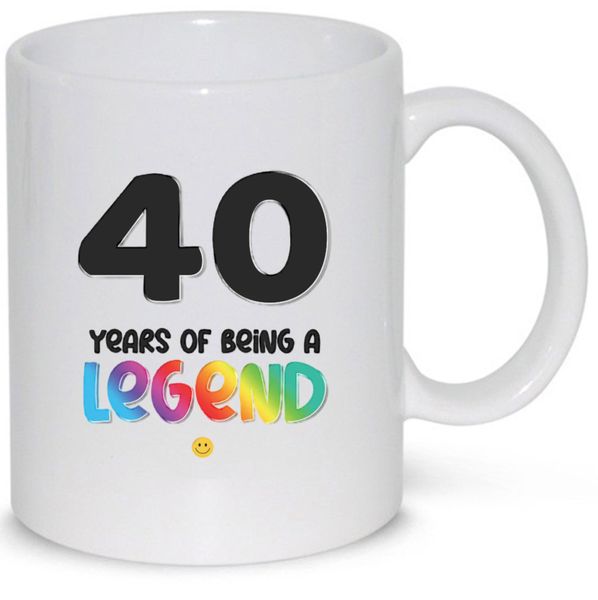40 Years Of Being A Legend 40th Birthday Gift 11Oz Premium Coffee Mug